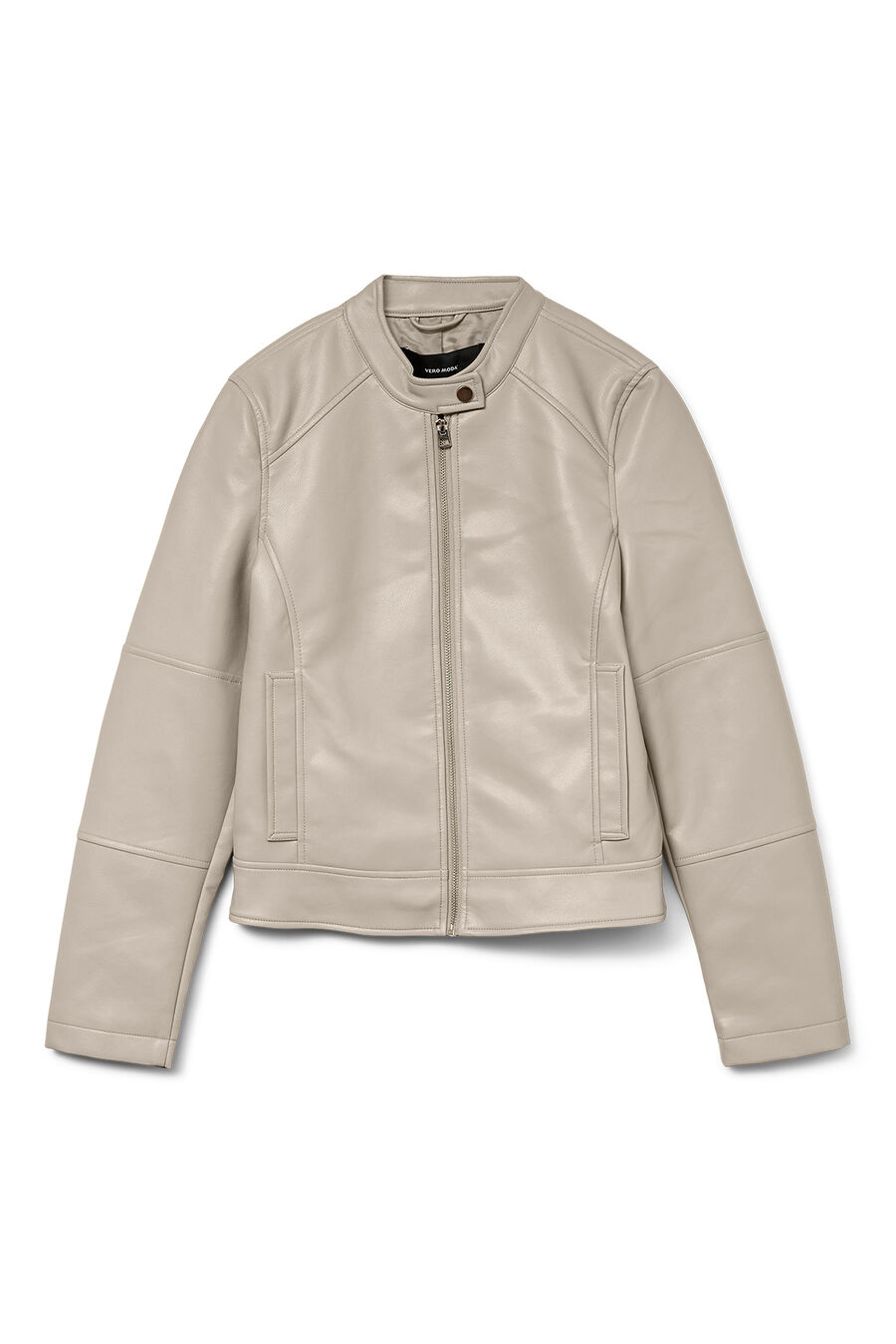 Cazadora efecto piel cuello Perkins