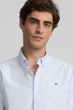 Silbon Camisa sport oxford rayas