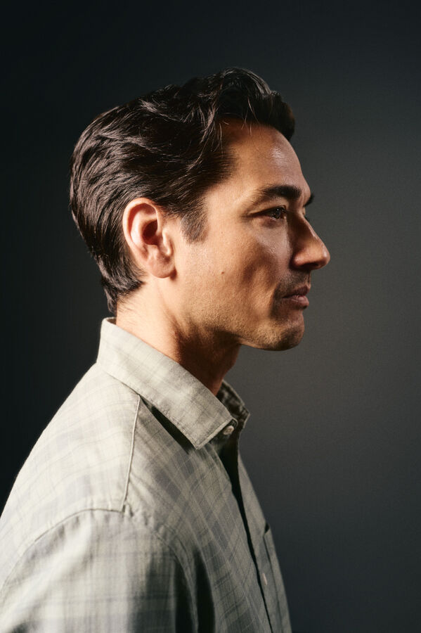 OOTO Camisa cuadro sobretintado Kaki