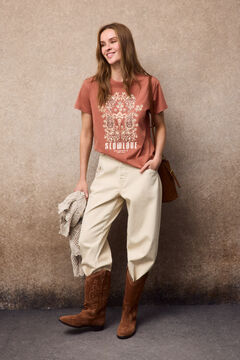 Slowlove T-shirt floral SlowLove