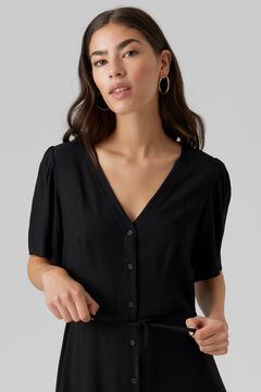 Vero Moda Vestido curto com bot&otilde;es