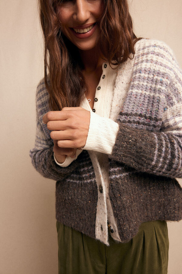 Slowlove Chaqueta corta degrad&eacute; Grey