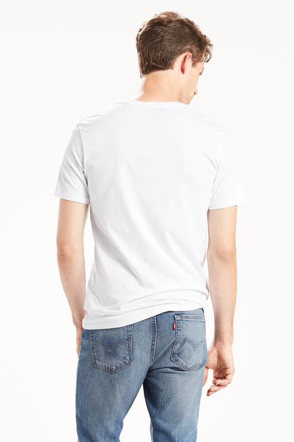 Cortefiel Camiseta Levi's® clásica logotipo en el centro Blanco