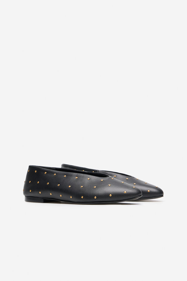 Cortefiel Ballet flat Black
