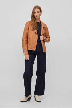 Vila Chaqueta biker polipiel