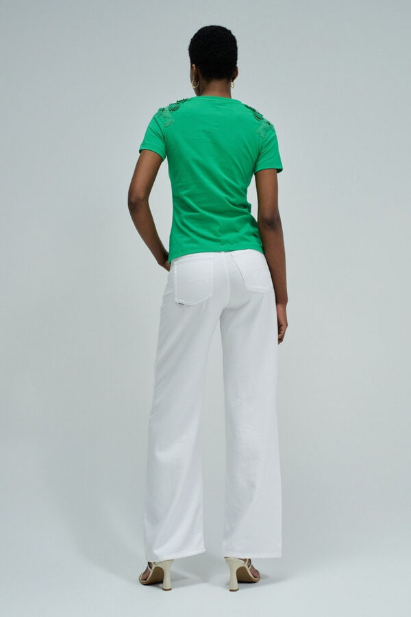 Salsa Jeans T-shirt com estampado floral Verde