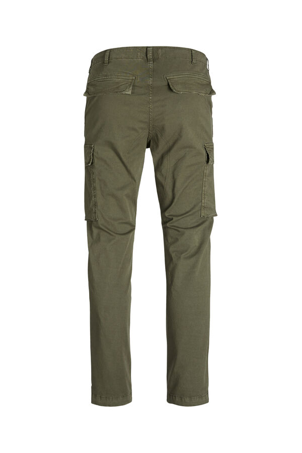 Jack & Jones Pantal&oacute;n cargo regular fit Verde oscuro
