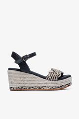 Popa Sandalia cu&ntilde;a baja se&ntilde;ora Garua Yute Black