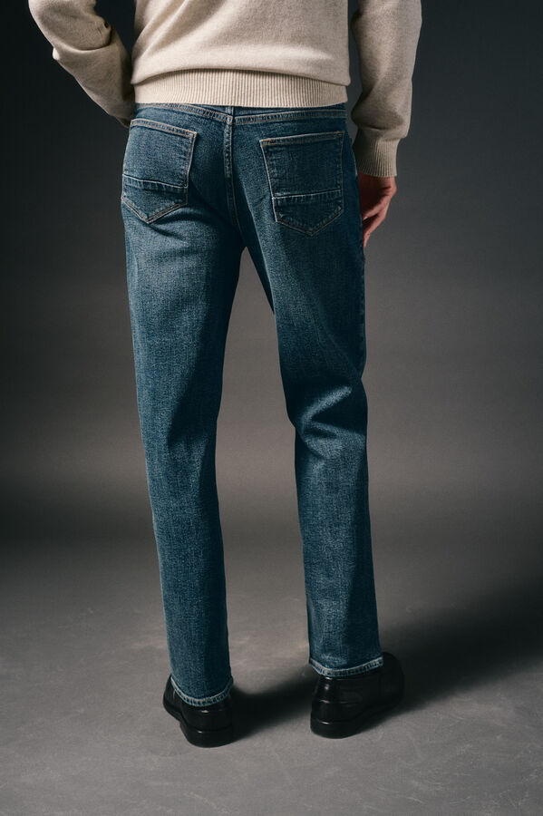 OOTO Pantal&oacute;n vaquero straight fit Azul