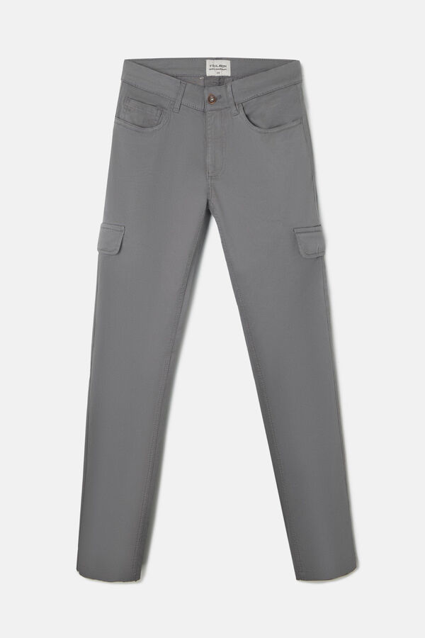 Silbon Minimal sport cargo pants Grey