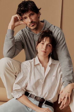 OOTO Camisa oxford rayas manga larga