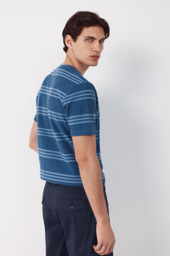 Cortefiel T-shirt de riscas com estrutura