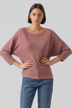 Vero Moda Top de malha manga 3/4 gola barco