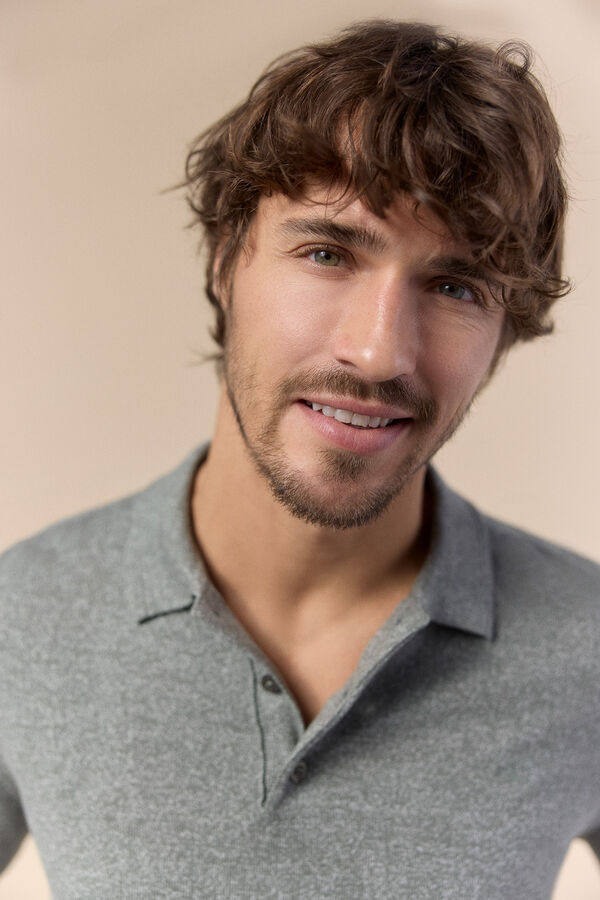 OOTO Jersey polo manga corta torzal Kaki