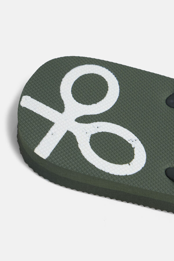 Silbon Chanclas silbon racket verde