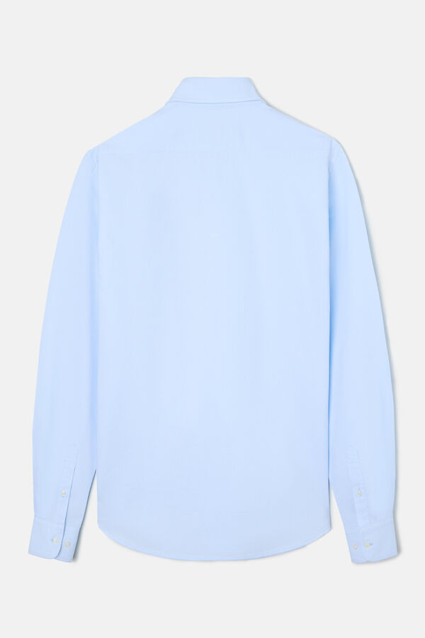 Silbon Polera sport oxford Azul