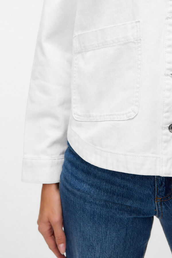 Vero Moda Cazadora vaquera de mujer corte recto Blanco