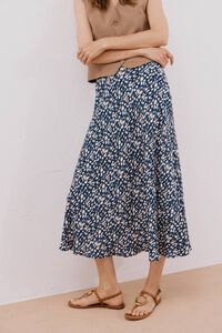 Cortefiel Saia roda estampada