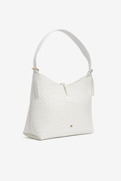 Vilanova Bolso de hombro con textura de trama
