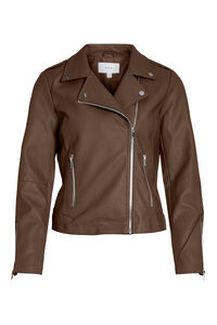 Vila Casaco motard em pele sint&eacute;tica