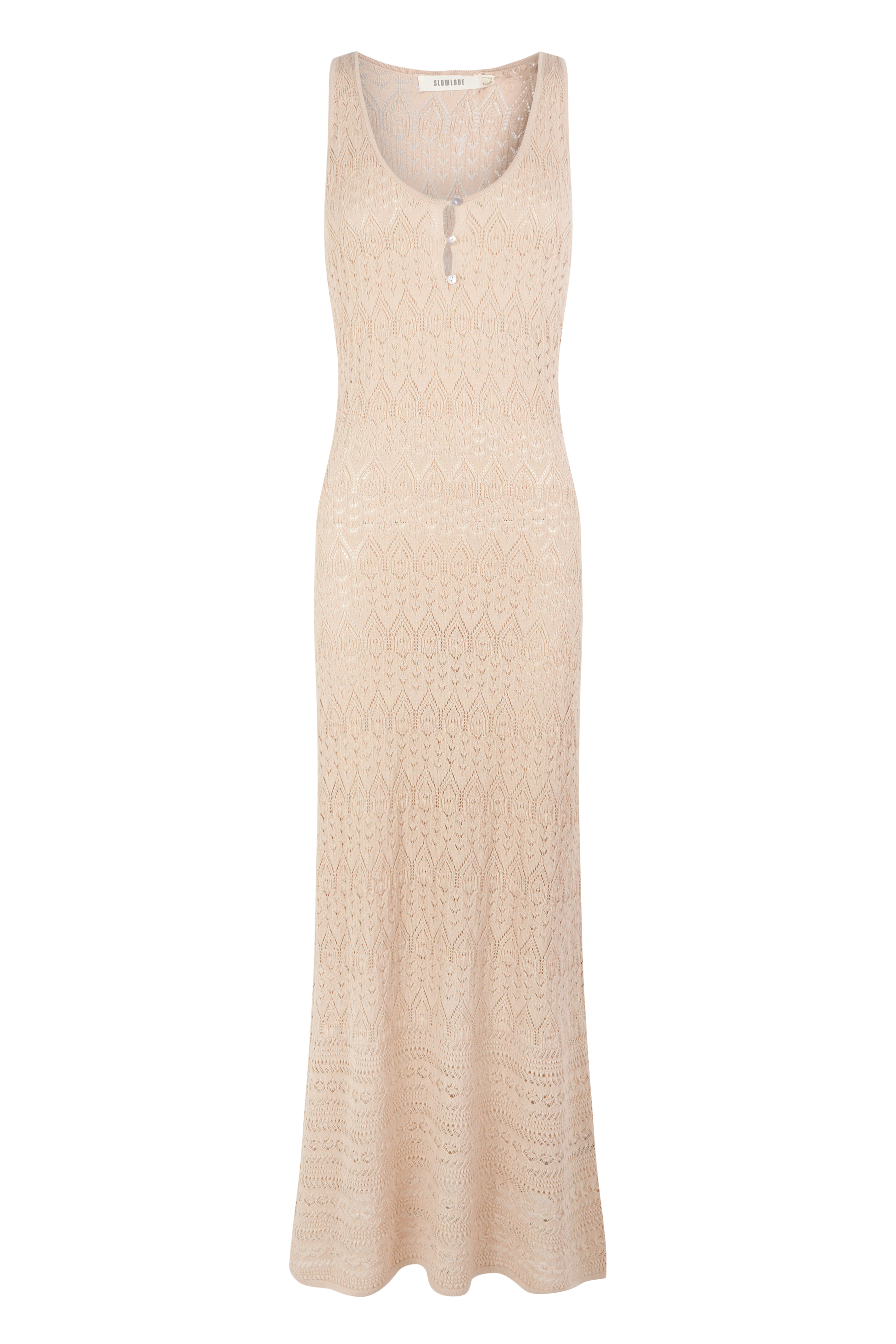 Slowlove Vestido punto calado