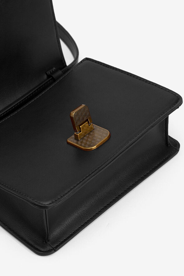 Vilanova Plain crossbody bag Black