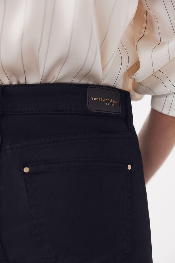 Cortefiel Jeans Sensational Recto Negro