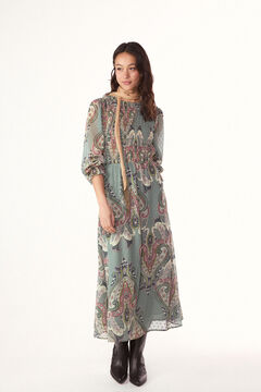 Slowlove Vestido estampado gomas