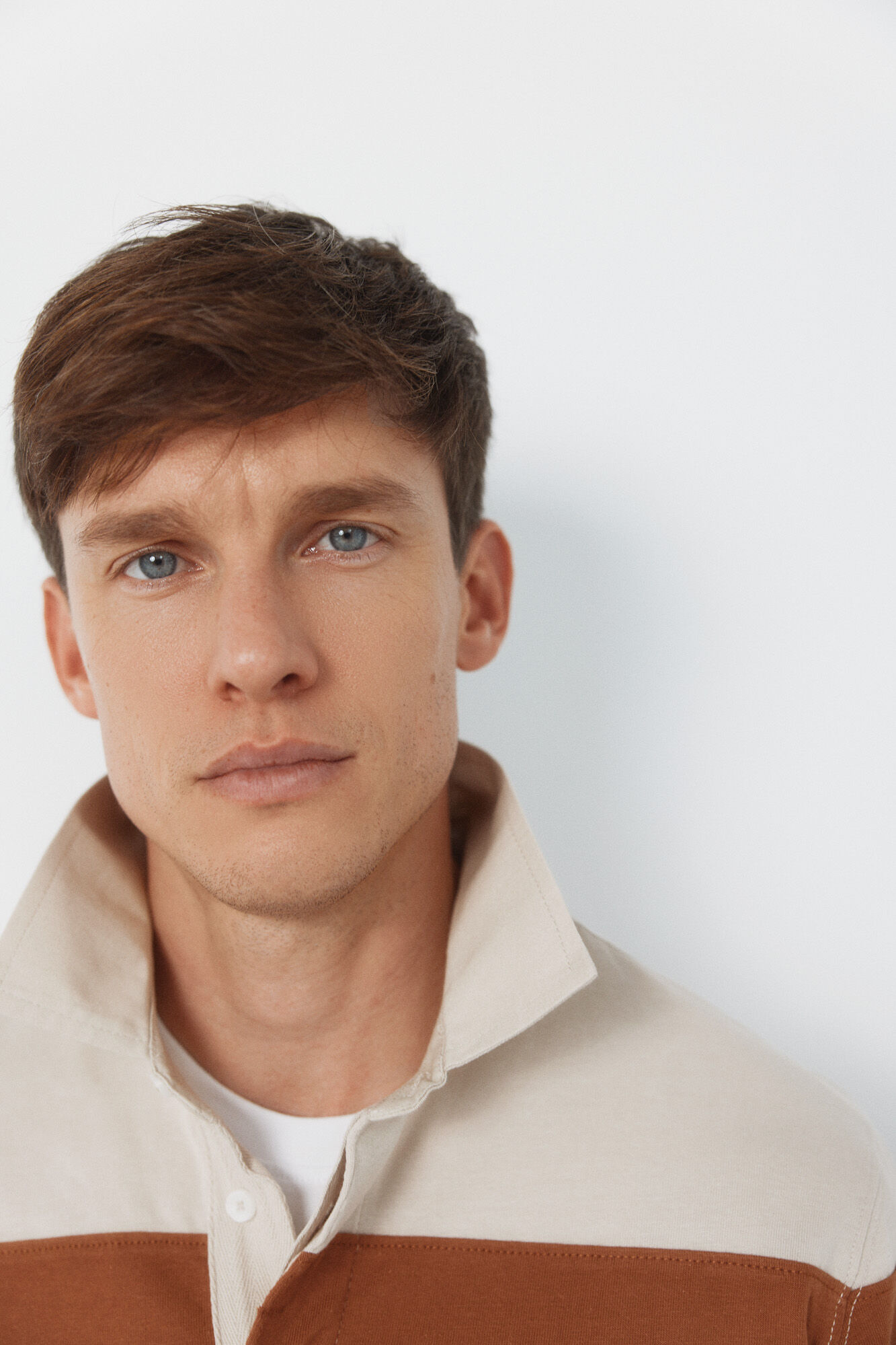 Cortefiel Polo rugby rayas