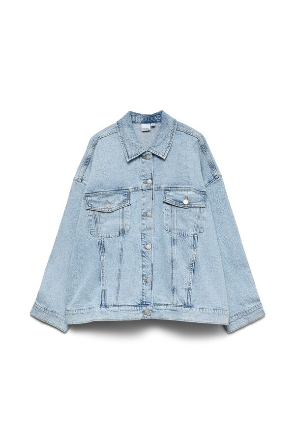 Vero Moda Curve Chaqueta vaquera talla grande Azul