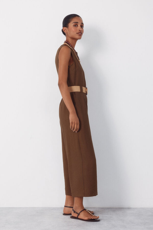 Cortefiel Macac&atilde;o com cinto Verde