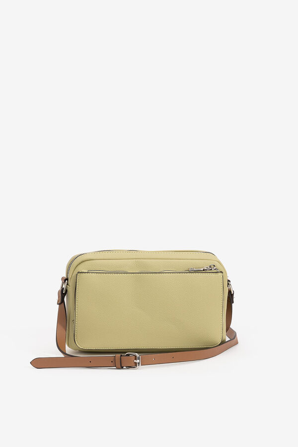 Vilanova Crossbody bag with three compartments Yellow