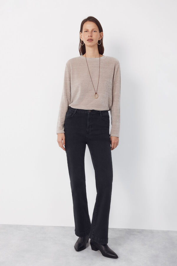 Cortefiel Jeans Bootcut Negro