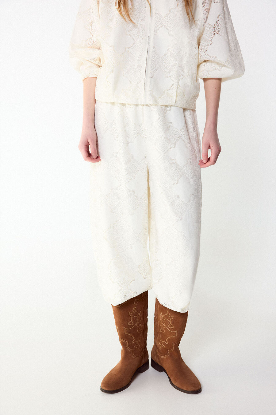 Pantalón bombacho lace