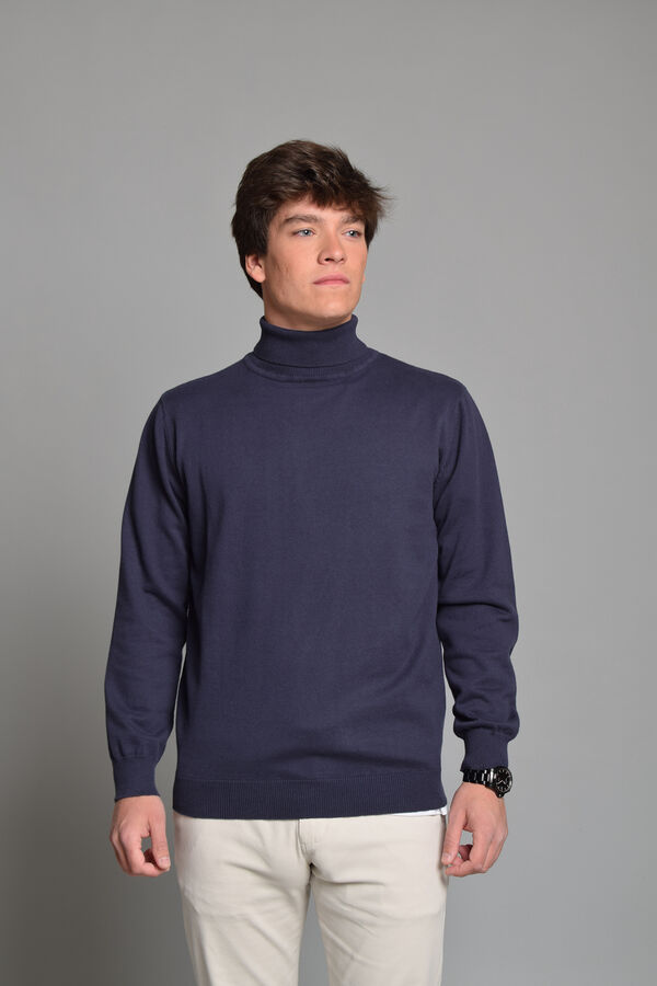Cloking Camisola de gola alta Azul