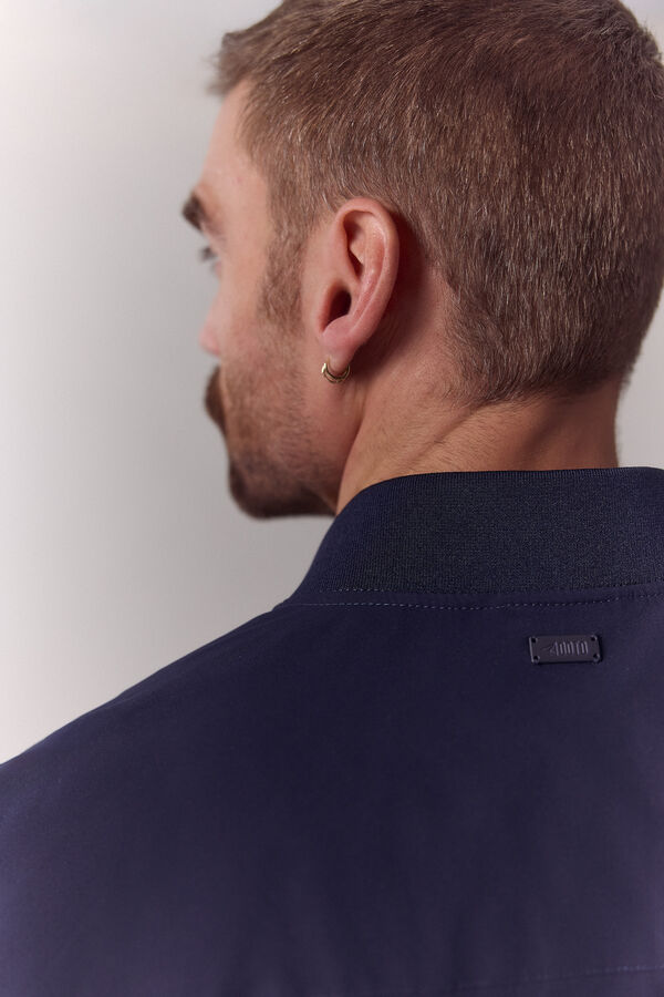 OOTO Cazadora bomber t&eacute;cnica Azul marino