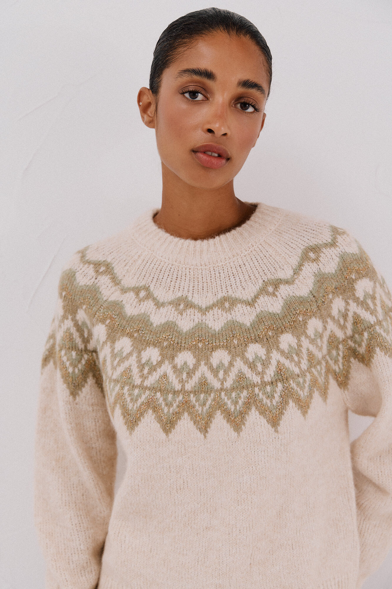 Cortefiel Jersey jacquard Fair Isle