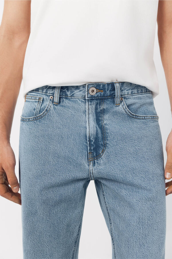 Cortefiel Pantal&oacute;n vaquero straight fit Azul