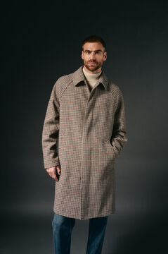 OOTO Sobretudo xadrez ingl&ecirc;s