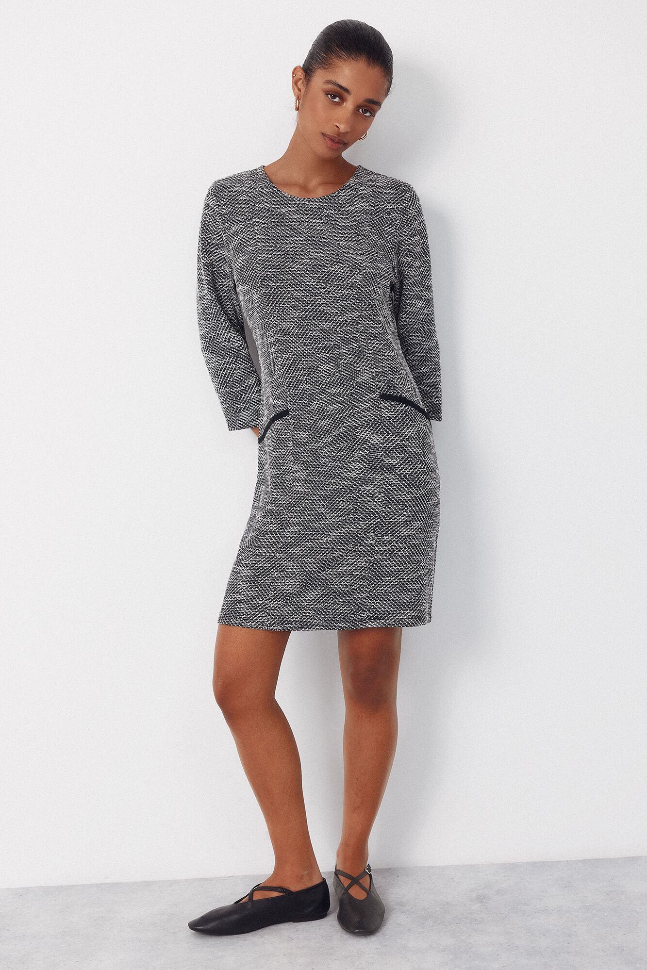 Cortefiel Vestido corto tweed