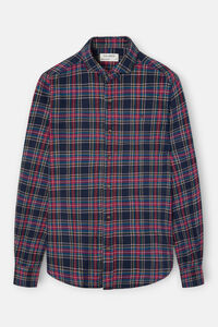 Silbon Camisa sport cuadro tartan bicolor