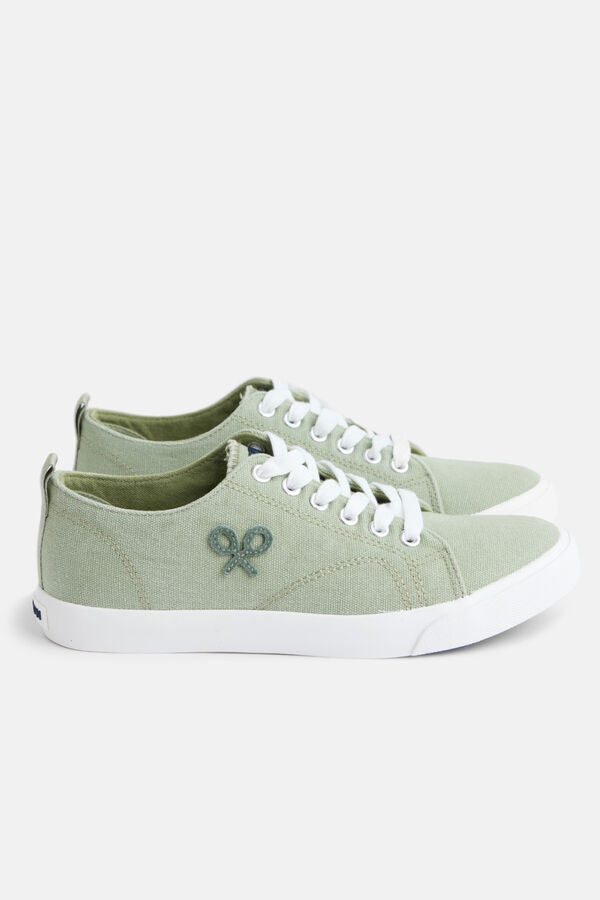 Silbon Classic canvas sneaker Green