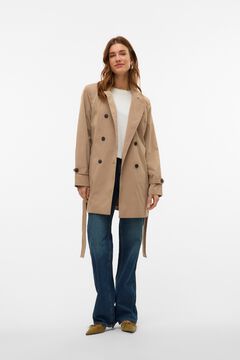 Vero Moda Gabardina 3/4 com cinto para mulher