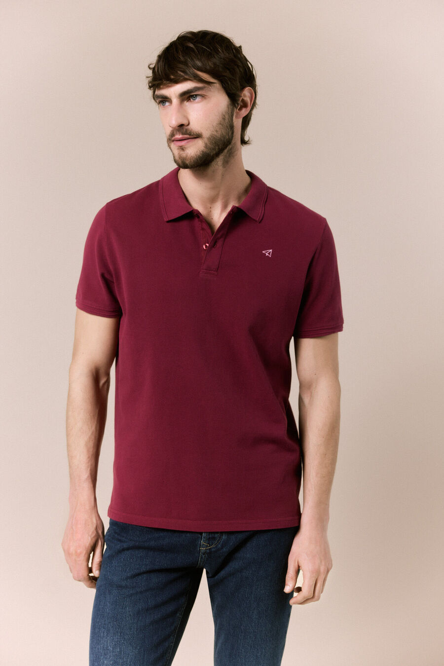Polo básico piqué lavado