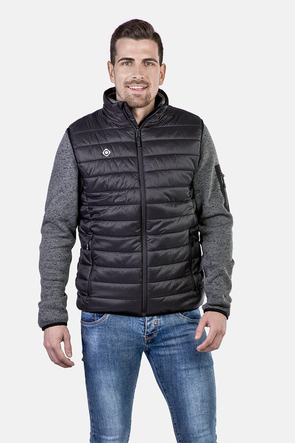 Izas Chaleco con relleno Mount-Loft Negro