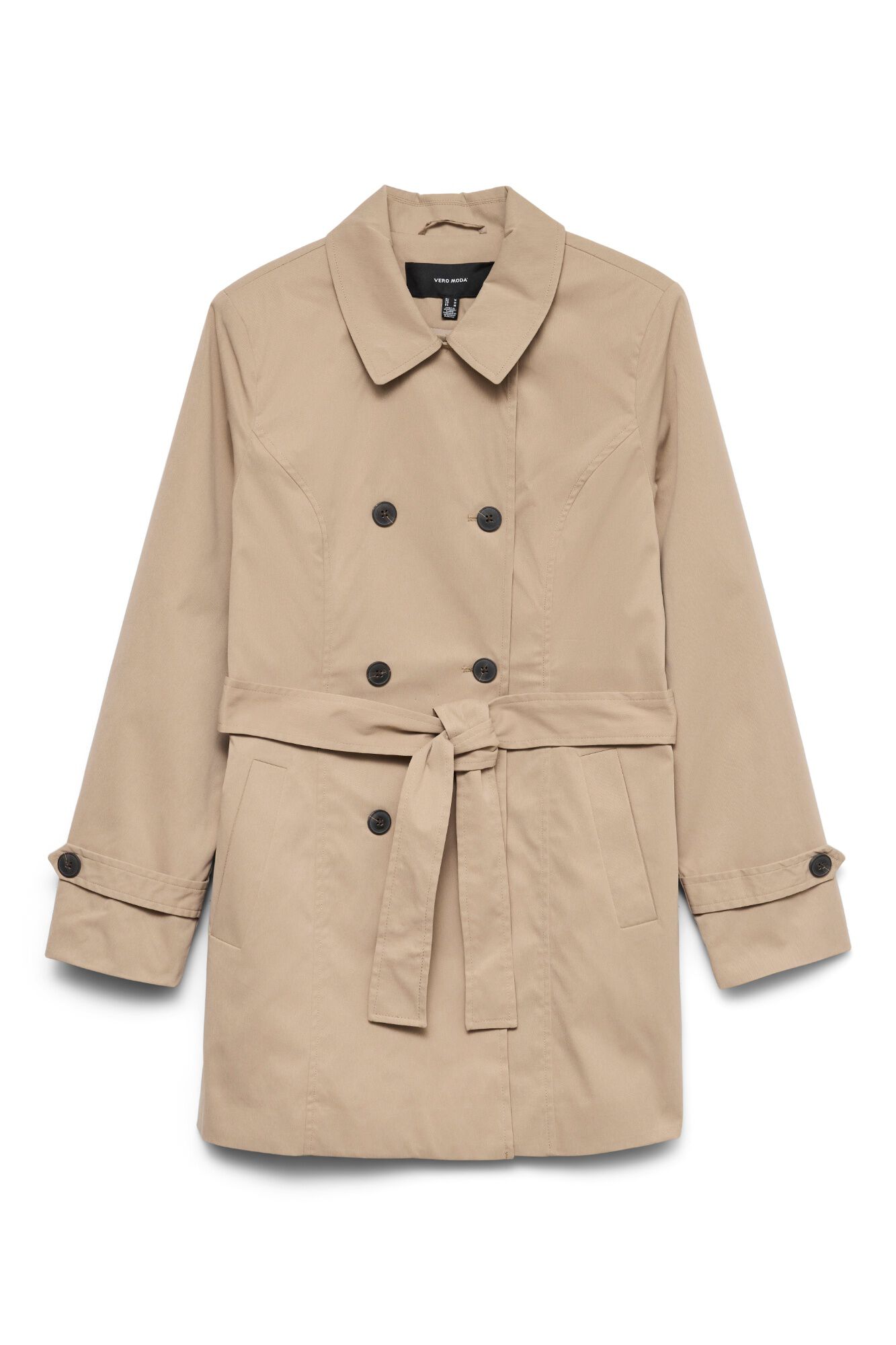 Vero Moda Gabardina 3/4 con cintur&oacute;n mujer