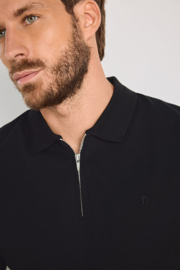 Jack & Jones Polo interlock regular fit Preto