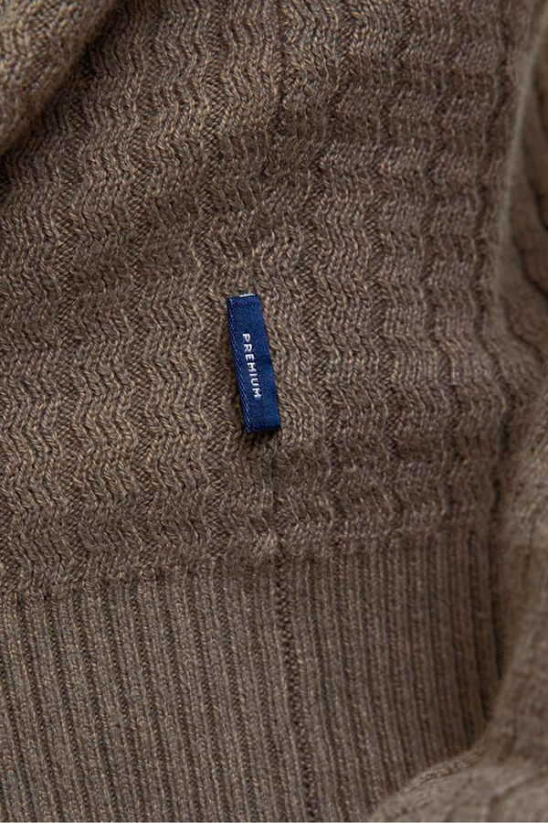 Jack & Jones Jersey básico de punto liso Marrón