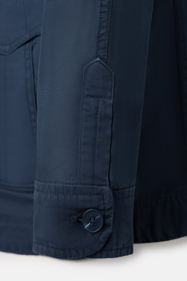 Silbon Military garment dye parka Navy