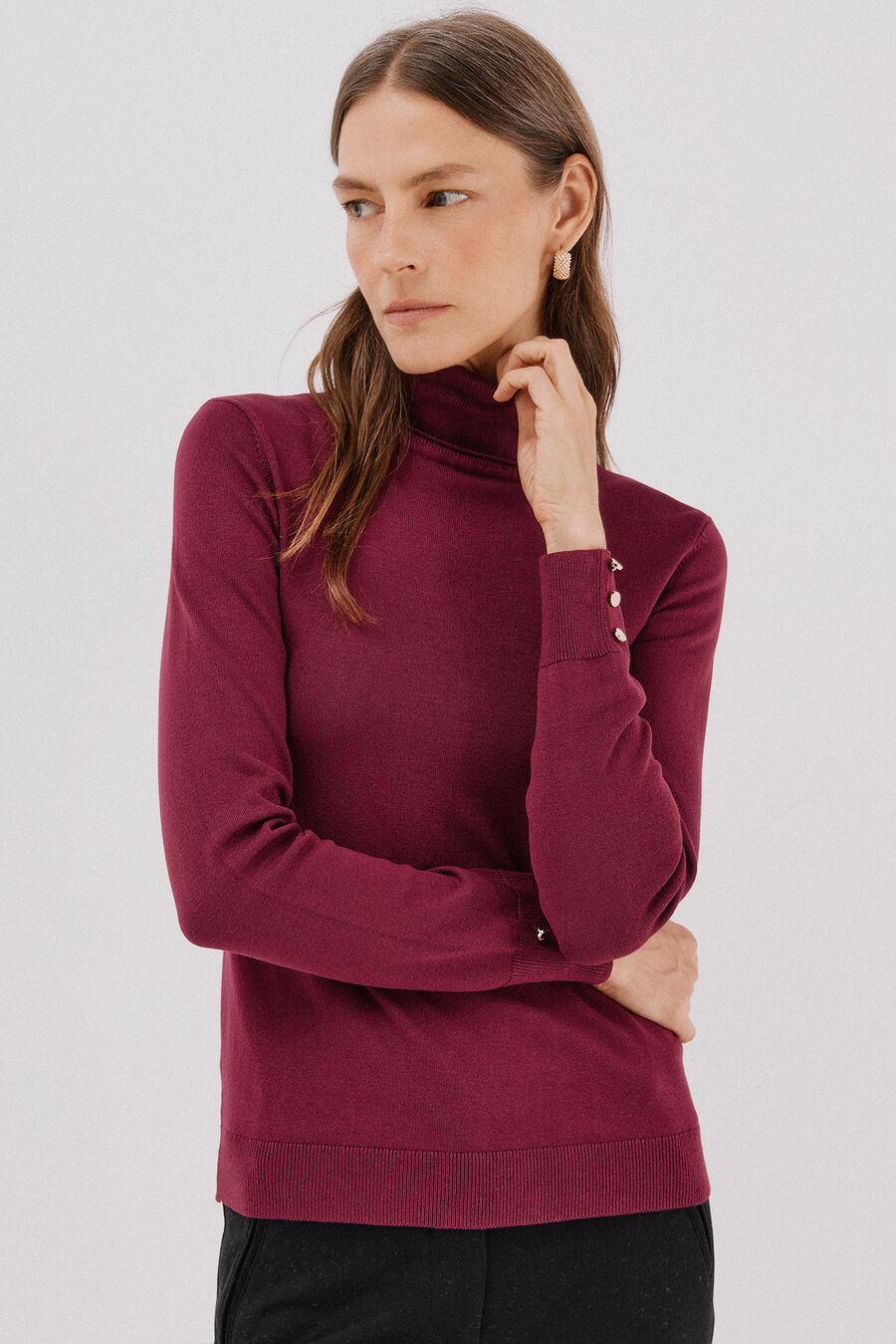Jersey cuello vuelto